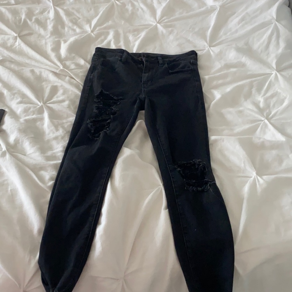 Black american eagle jeans